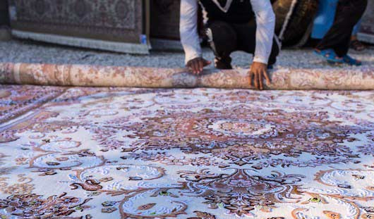 روش اصولی لول کردن قالی در قالیشویی کوی کارمندان کرج