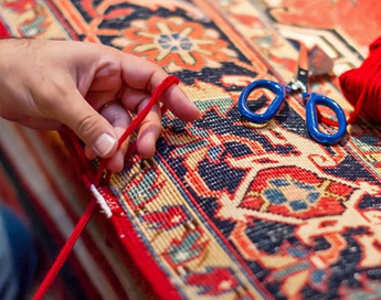 خدمات تخصصی و حرفه ای رفوی فرش در قالیشویی کوی کارمندان کرج